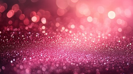 Soft Pink Sparkle Glitter Background with Light Glow