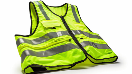 Neatly folded neon vest
