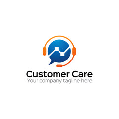 Customer Care Logo | Support & Service Branding Design