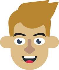 Cartoon Blond Man Avatar