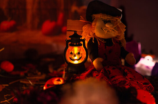 Halloween escenario sesi&oacute;n de fotos