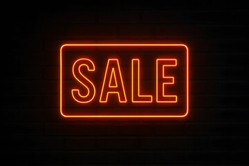 Red Neon Sale Sign