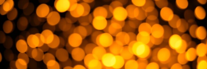 Creative display of bokeh lights creating a atmosphere at a festive evening event