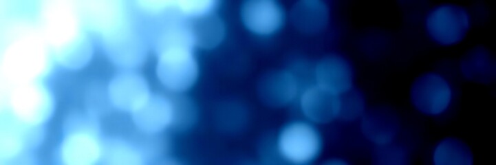 Soft blue bokeh lights create a calming atmosphere in an abstract setting during evening hours - High Contrast