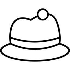 Hand drawn vector illustration of a bell icon object symbol service design