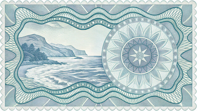 Watermark banknote pattern. Banknotes check guilloche lines texture, secure waves patterns and passport paper vector. Currency banknote guilloche, security certificate watermark vector background.
- Powered by Adobe