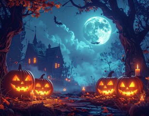 Generated image
Moonlit Halloween