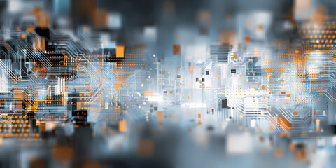 Abstract Network Connectivity Modern Technological Landscape