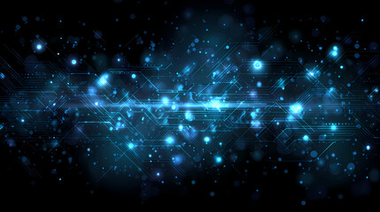 Fototapeta premium Celestial Symphony A Universe of Sparkling Light and Cosmic Dust