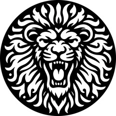 Lion Roar Vector Icon