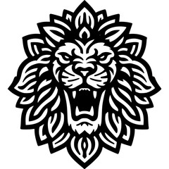 Lion Roar Vector Icon