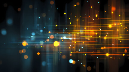 Obraz premium Dynamic Blur Abstract Lights and Streaks in Motion