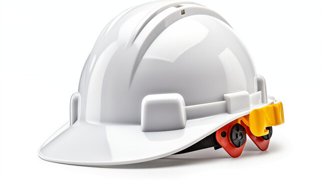 White hard hat