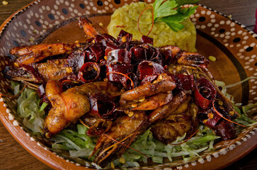 Spicy Mexican Garlic Shrimp 