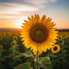 Obraz premium sunflower in the field