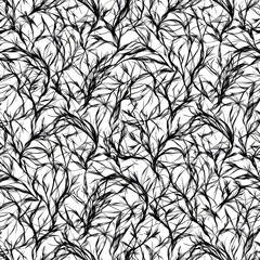Abstract Scribble Lines Seamless Pattern