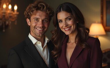 lady and gentleman. High quality