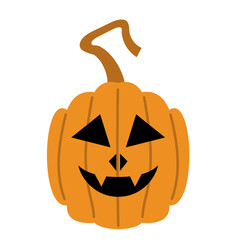 Cartoon Illustration of Jack-O'-Lantern