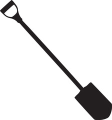 Silhouette Spade for Digging Vector Design