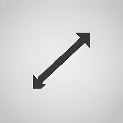blue arrow on white