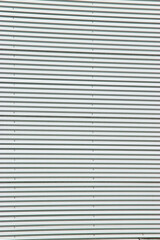 Fototapeta premium Corrugated metal facade