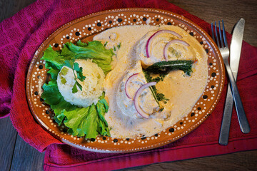 Gourmet Broccoli and Cheese Patties in a Creamy Chipotle Sauce