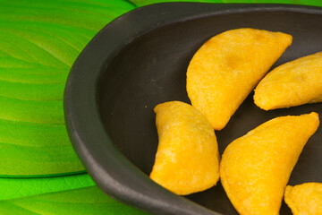 Fried empanadas, typical Colombian food