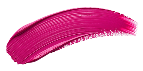 Magenta Paint Brush Stroke Isolated on Transparent Background
Glossy Vibrant Magenta Brush Stroke with Texture and Droplets