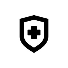 Fototapeta premium Health insurance icon vector for web and mobile app. Insurance document sign and symbol