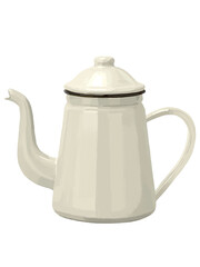 琺瑯ポット（ホワイト）