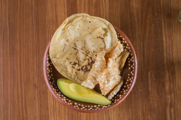 Traditional Mexican Appetizer Platter (Botana) for Pozole Feast