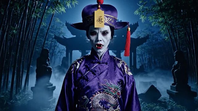 The Jiangshi's Curse A Cinematic Chinese Hopping Vampire Horror Scene
