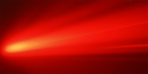 Red abstract background with flowing rays and gradient texture