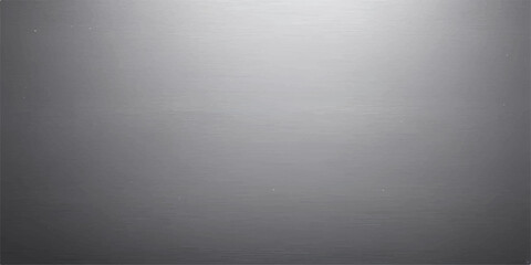A brushed silver stainless steel metal texture plate forms a bright grey metallic aluminium background