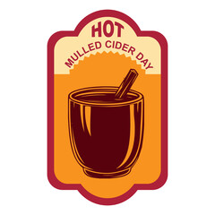 Hot Mulled Cider Day sticker