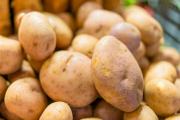 Solanum tuberosum - Organic potato in the Colombian traditional market