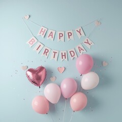 happy birthday balloons