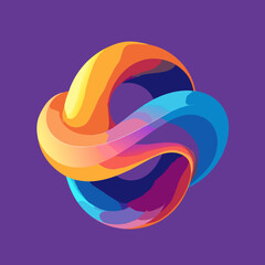 A bold, minimalist abstract background featuring a fluid gradient mesh in a seamless morphing motion with a smooth, vibrant color transition. For modern digital designs.