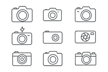 Simple linear clothing hanger icon, editable stroke design. Minimalistic linear pictogram for cards, apps, banners, posts. Vector cartoon illustration of stylish clothes hanger