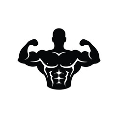 simple fitness gym logo vector