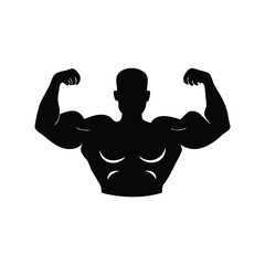 Fototapeta premium simple fitness gym logo vector