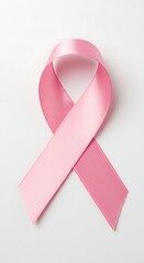 Symbol of Hope: A Pink Ribbon for Breast Cancer Awareness and Support Campaign