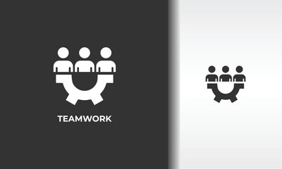Teamwork Vector, Icon Or Logo Sign Isolated Symbol Illustration