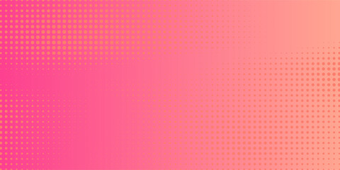 Naklejka premium Pink pastel backgroud with dot texture pattern abstract. Cute beautiful background and dotted texture design. Comic cartoon dot. Vector EPS 10.