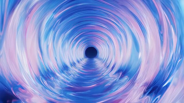 Blue vortex funneling toward darkness