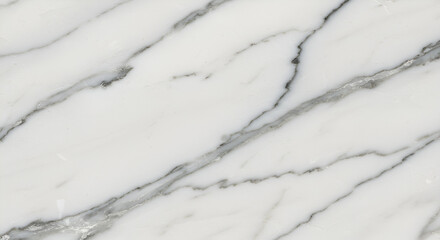 Fototapeta premium Elegant white marble texture with gray veins, a natural stone surface