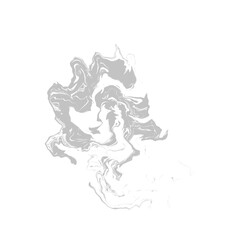 Abstract marble swirl texture in soft white, grey, and light lavender tones. Creates a sense of calm and fluid motion — perfect for modern design backgrounds, digital art, and minimalist aesthetics.