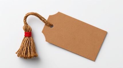 Premium Red Paper Label: Authentic Vintage Sticker Design for Branding and Product Packaging