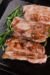 구운 돼지고기 연출이미지