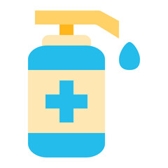 Hydroalcoholic gel icon